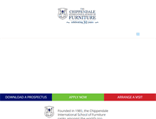 Tablet Screenshot of chippendaleschool.com